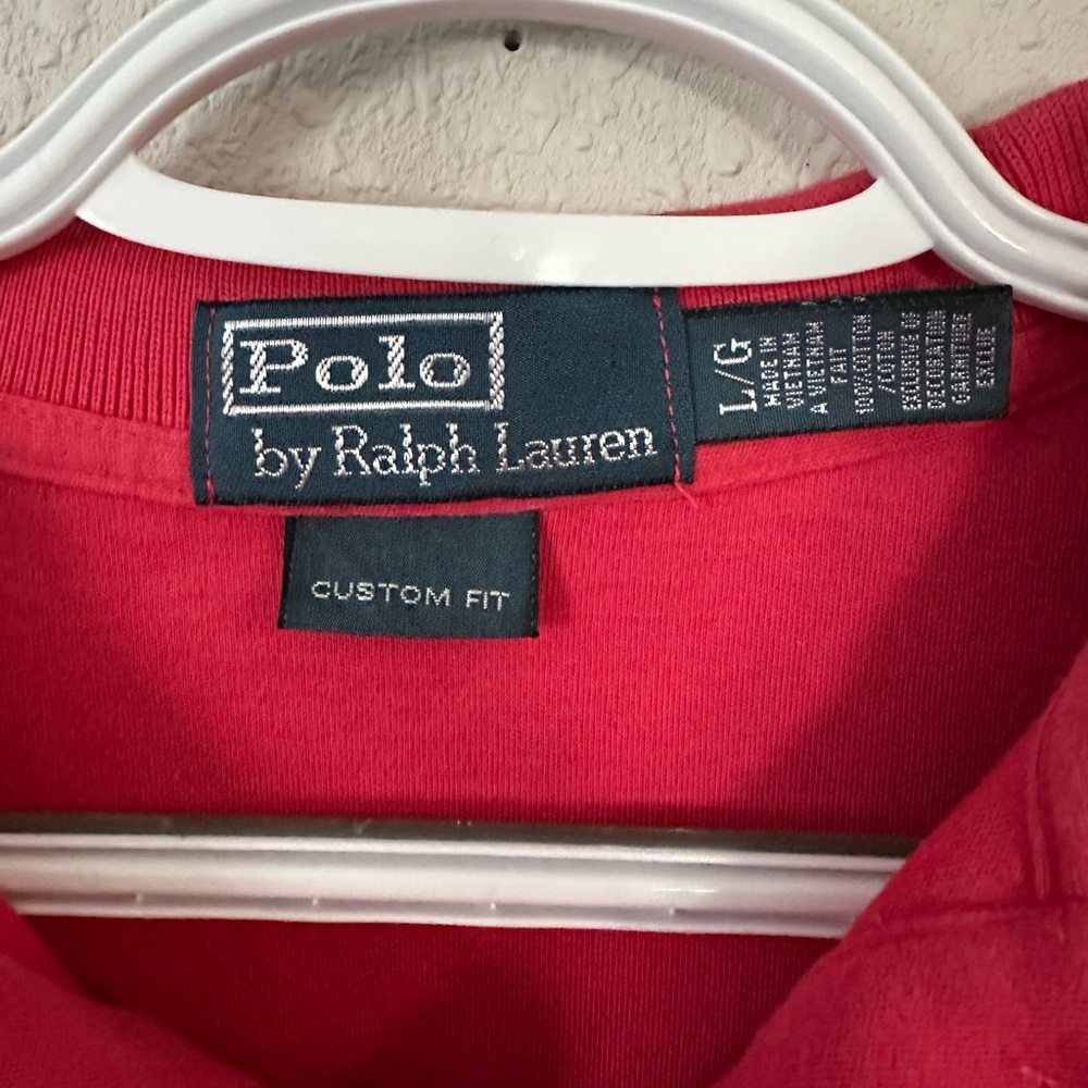 Ralph Lauren Men's Polo Shirt in Red - Picture 2 of 2